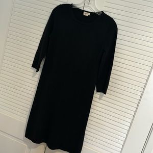 J Crew women’s black cashmere dress S